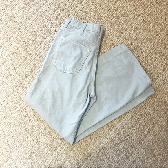 Reformation Cowboy High Rise Jeans -Powder Light Blue - Size 28 - Picture 5 of 10